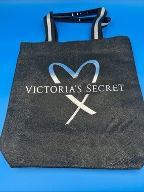 Victoria's Secret Fashion Show Glam Glitter Tote Bag. Pristine like new